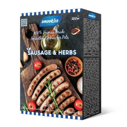 SMOOKIES Premium - klobáskové sušenky 100% human grade
