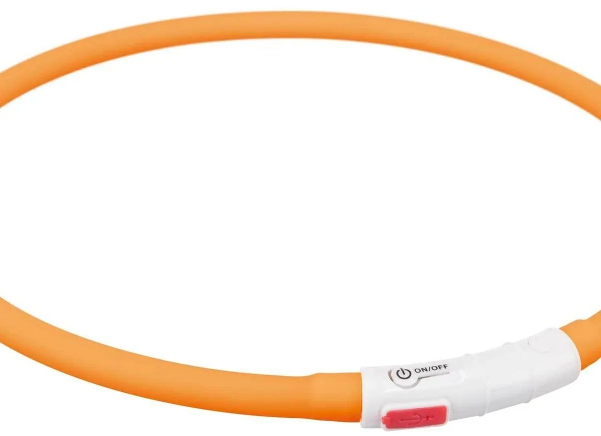 Flash USB svítící obojek XS-XL 70 cm / 10 mm - (RP 2,10 Kč)