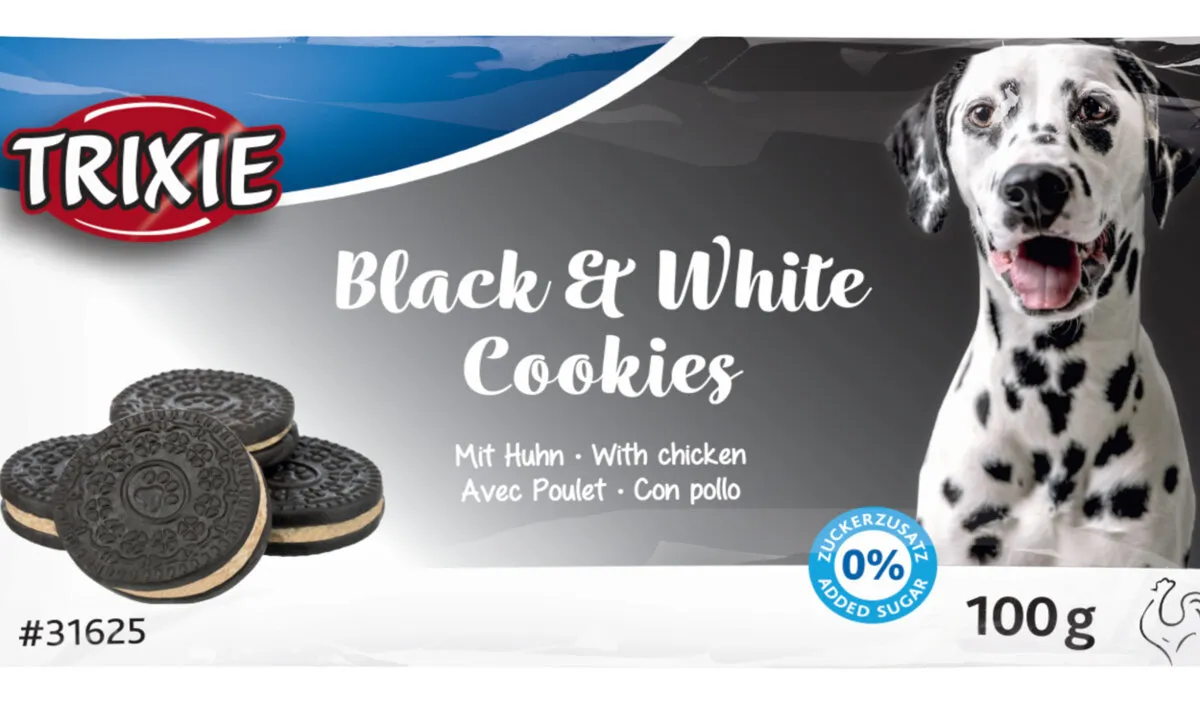 Black & White Cookies, sušenky s kuřecím, 4ks/100g