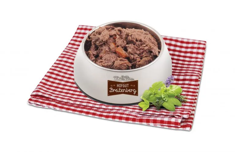 Hofgut Dog Adult konzerva krůtí, zelenina a bylinky