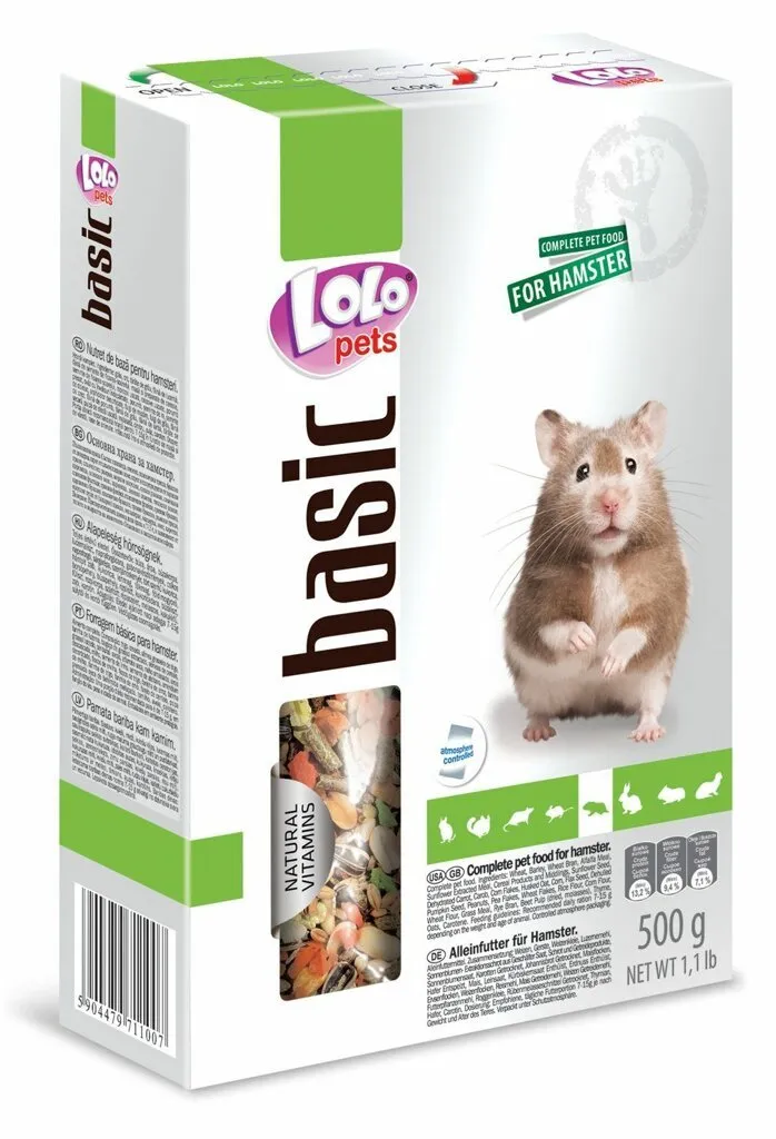 LOLO BASIC kompletní krmivo pro křečky