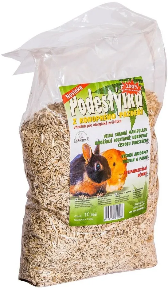 Podestýlka z konopného pazdeří