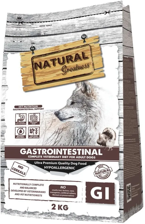 Natural Greatness GASTROINTESTINAL veterinární dieta pro psy