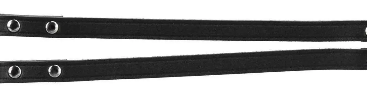 Kožená rozdvojka S-M-S 30 cm/ černá