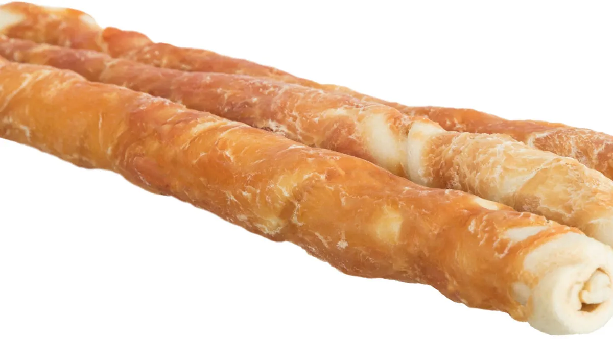 DENTAfun-tyčinka svázaná kuřecím masem