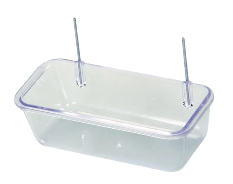 Nobby miska transparentní ptačí obdelník 10 x 4,5