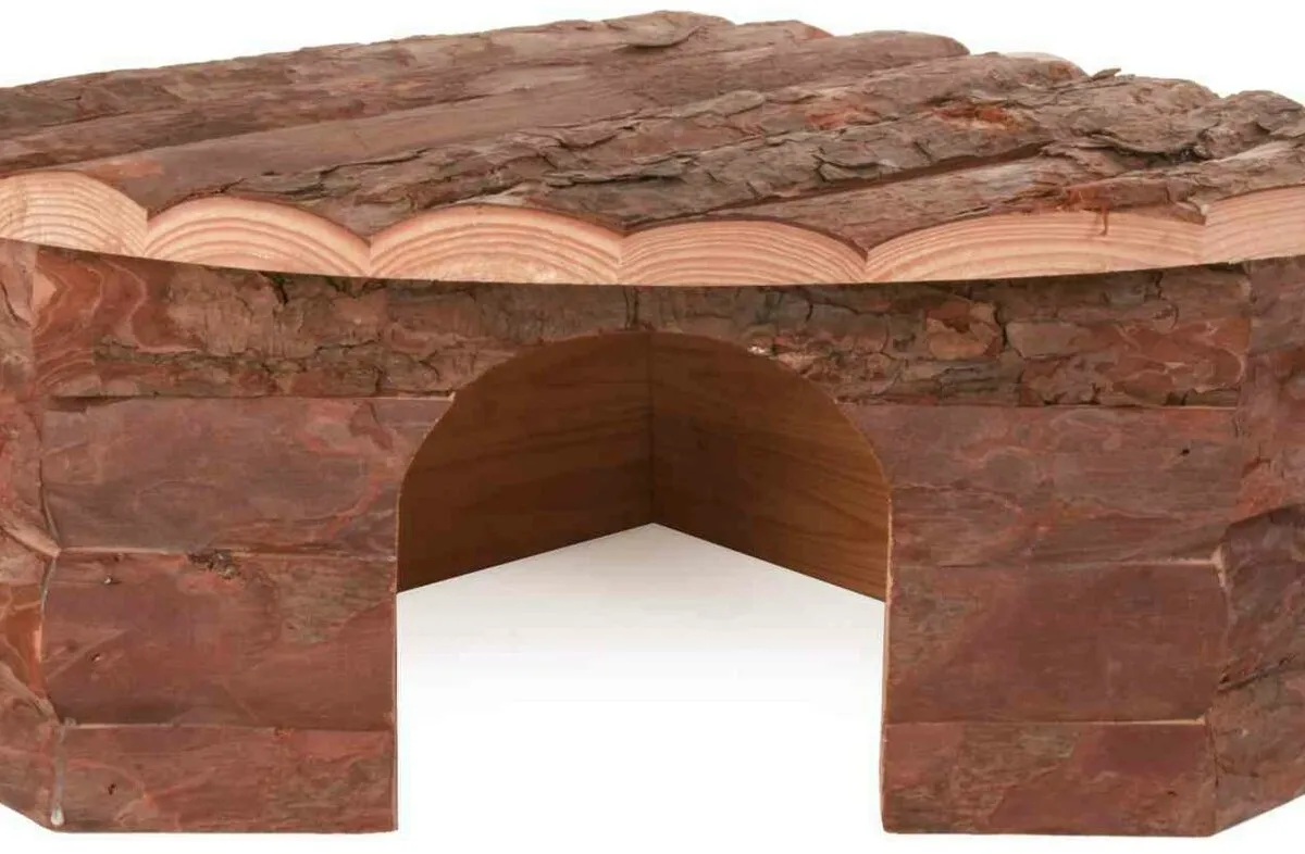 Dřevěný dům rohový JESPER pro králíka 42x15x30/30cm