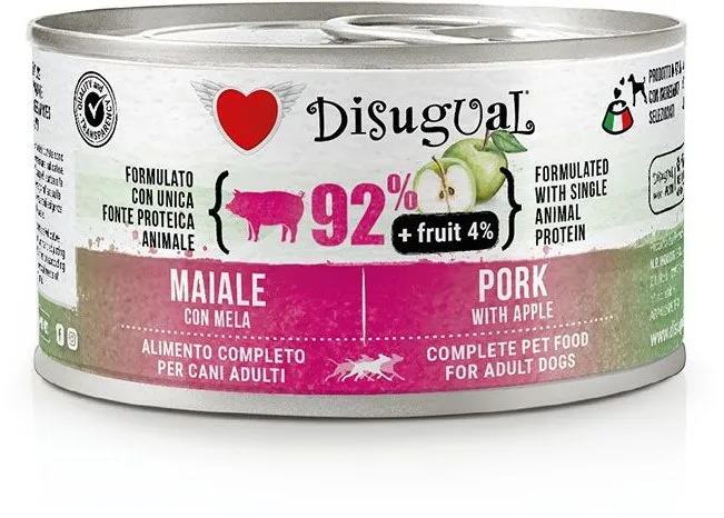 Disugual Fruit Dog Single Protein Vepřové s jablkem konzerva
