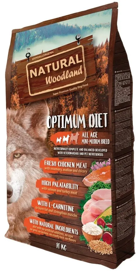 Natural Woodland Optimum Diet Mini,Medium/krůta,kuře