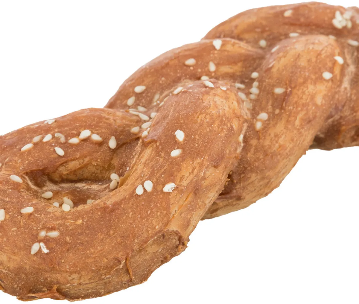 Denta Fun Chicken Bread [50ks], žvýkací pletýnka z buvolí kůže s masem, 15cm/75 g