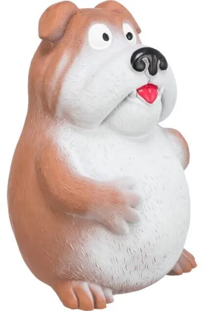 Pes, latexová hračka plněná, se zvukem, 14 cm