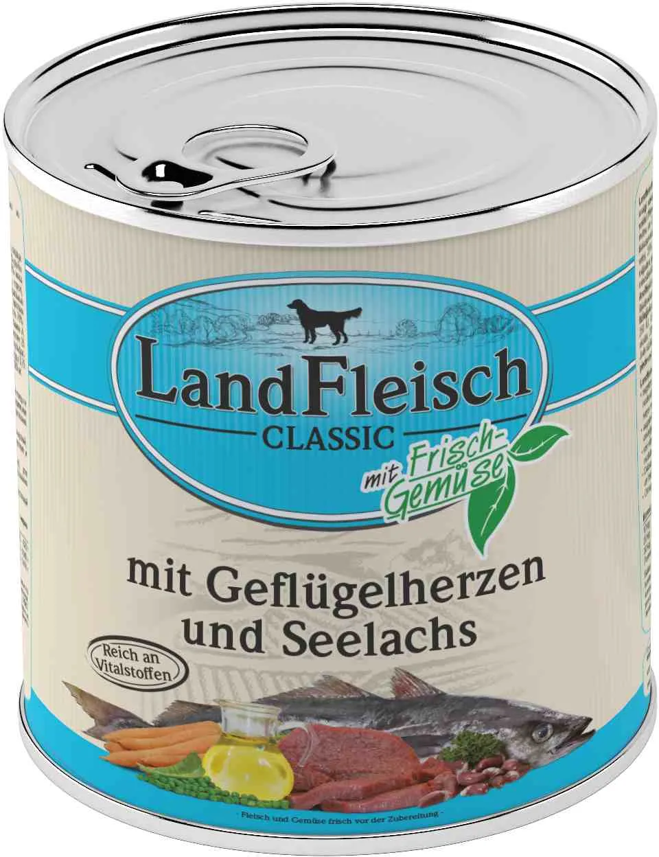 Landfleisch Dog Classic drůbeží srdíčka s treskou
