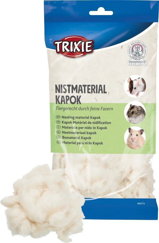 Kapok, materiál k vybudování hnízda - krémová