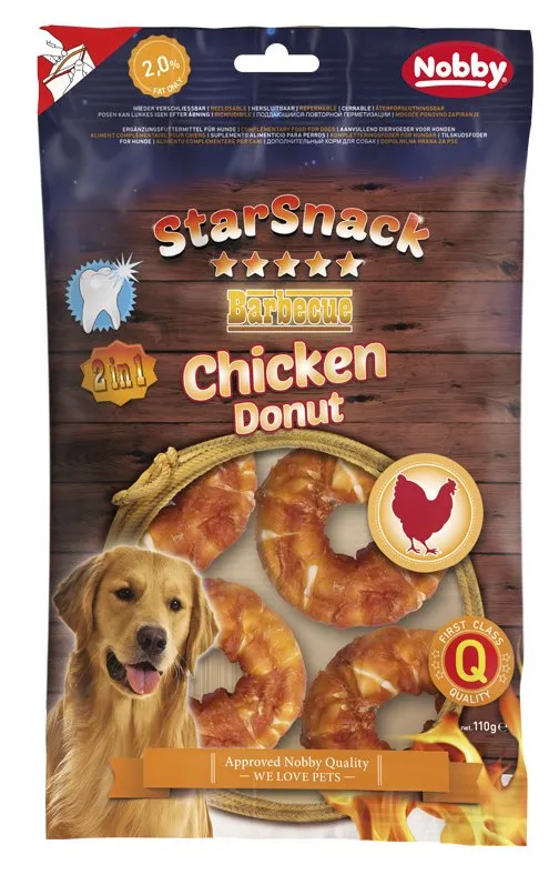 Nobby StarSnack BBQ Chicken Donut pamlsky