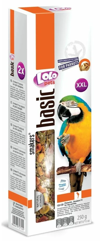 LOLO SMAKERS XXL 2 klasy pro velké papoušky