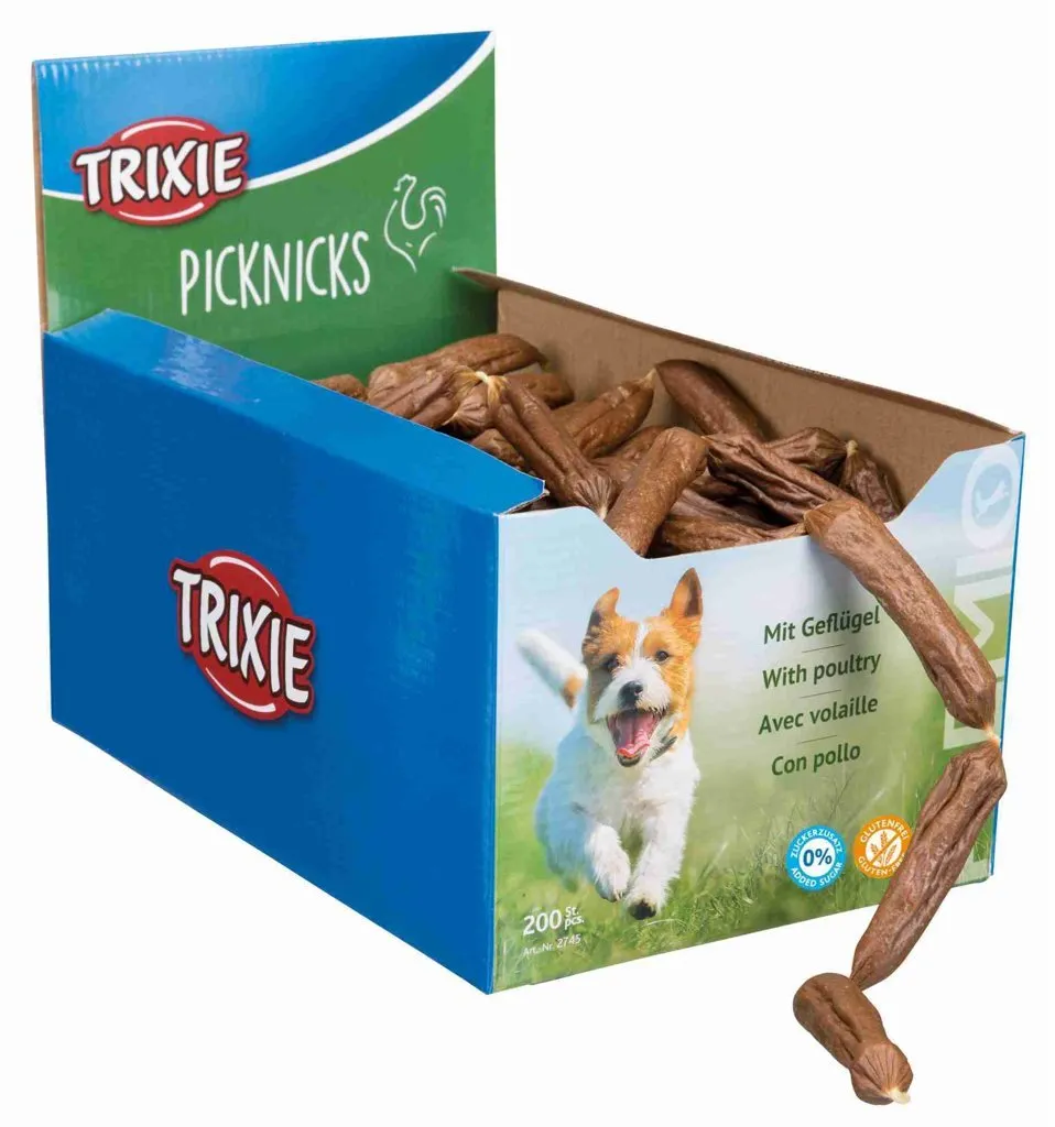 Premio PICKNICKS klobásky - 8g, 200ks - TRIXIE