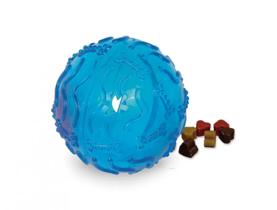 Nobby TRP Snack Ball plnící hračka malá 8cm modrá