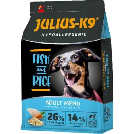 JULIUS K-9 HighPremium 12kg ADULT Hypoallergenic FISH&Rice