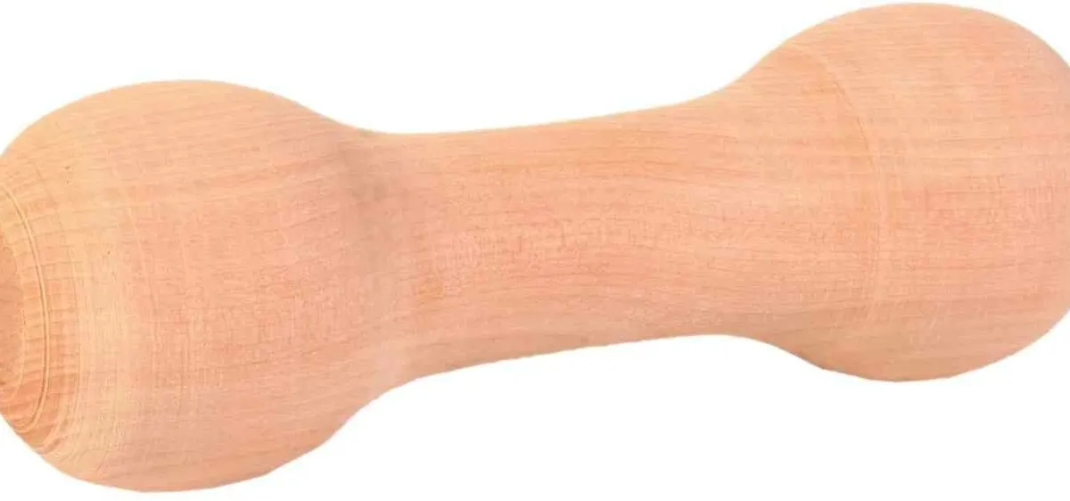 Dřevěná činka aport kulatá cca
