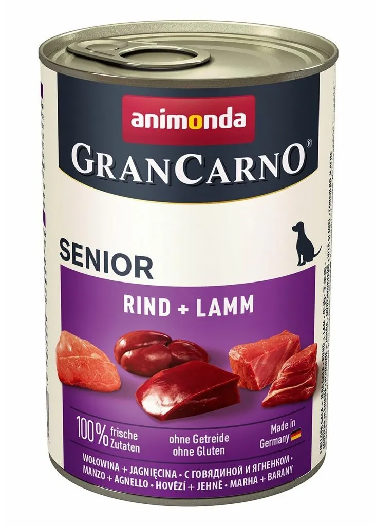 GRANCARNO Senior - hovězí, jehněčí