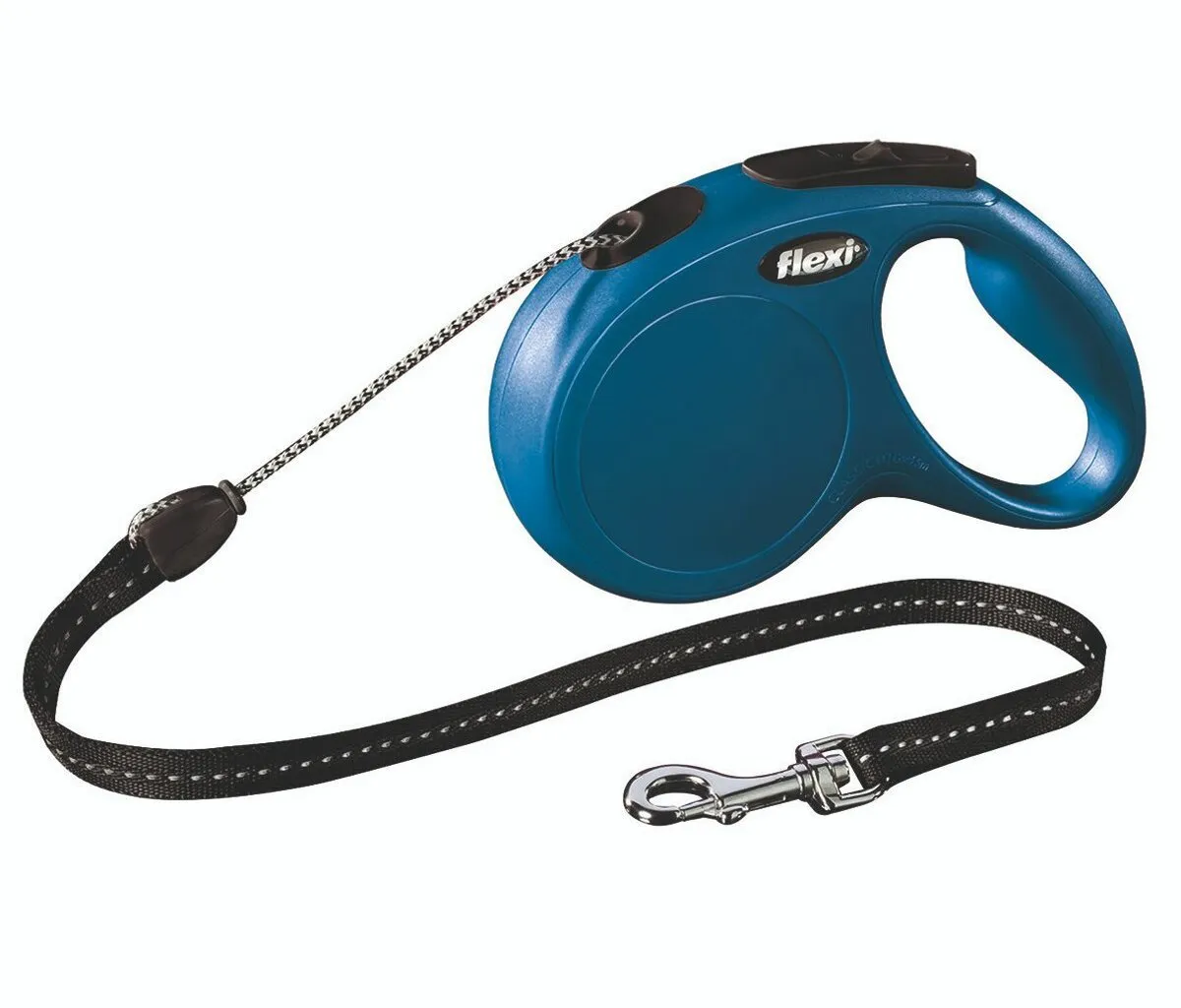Flexi New Classic SET M šňůra 5 m, max. 20kg+zásobník - DOPRODEJ