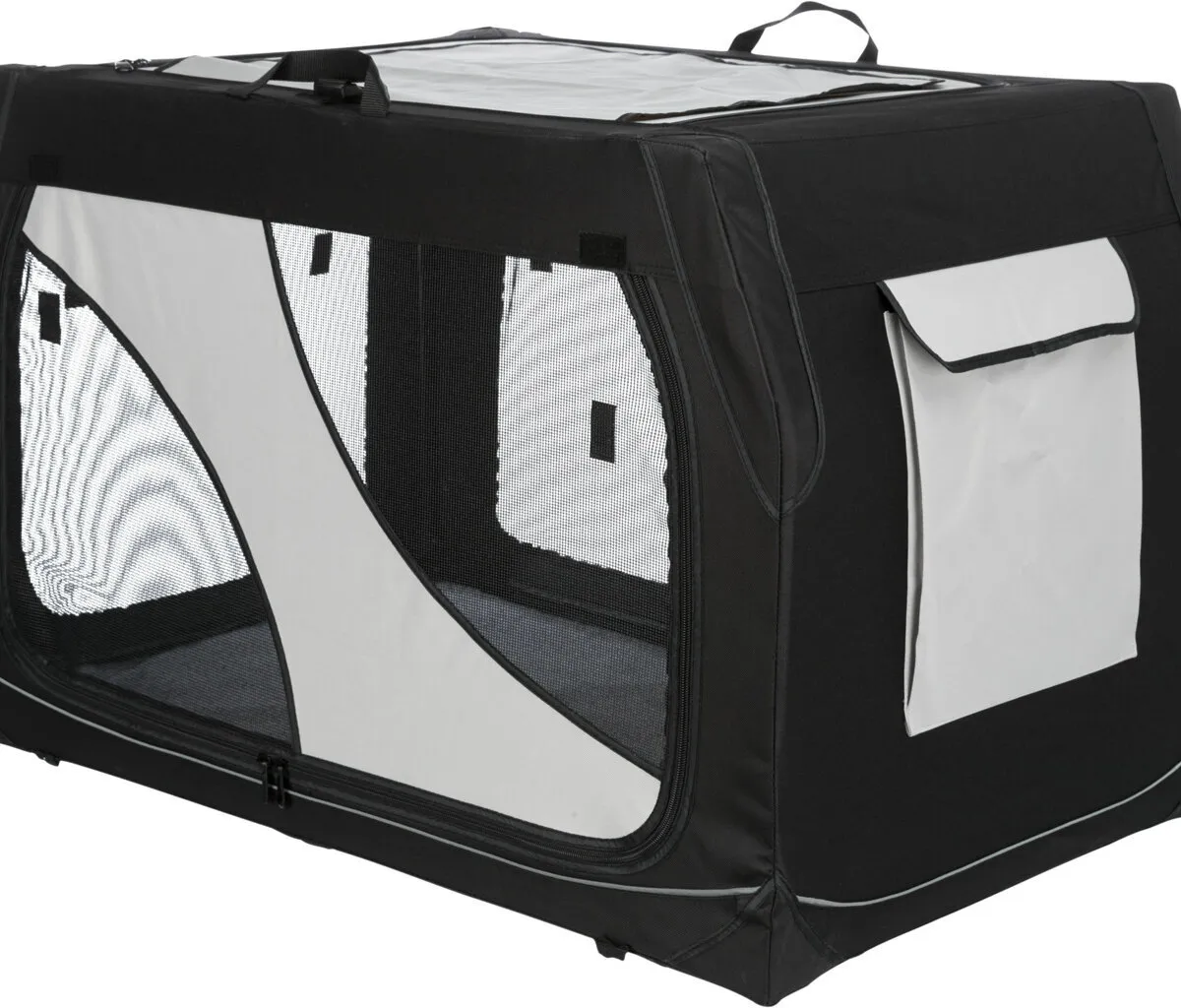 Transportní nylonový box Vario černo-šedý
