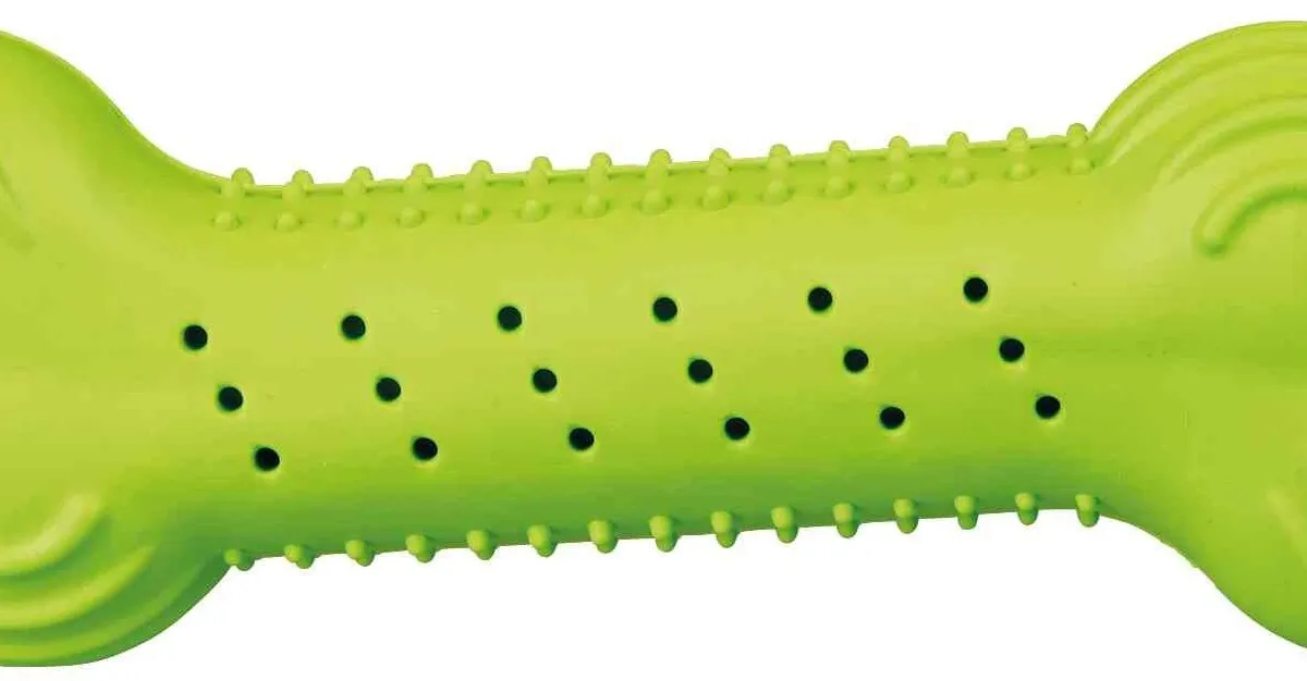 Chrastící kost přírodní guma