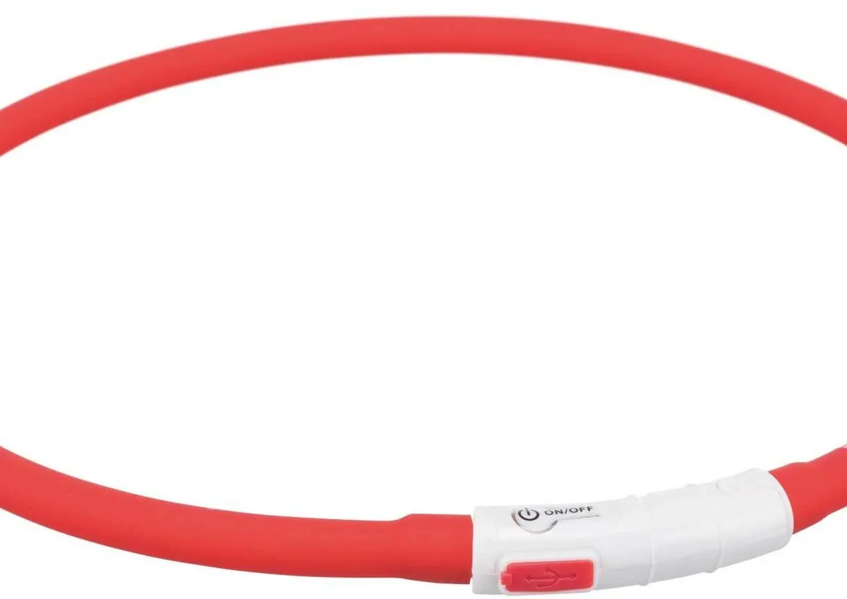 Flash USB svítící obojek XS-XL 70 cm / 10 mm - (RP 2,10 Kč)