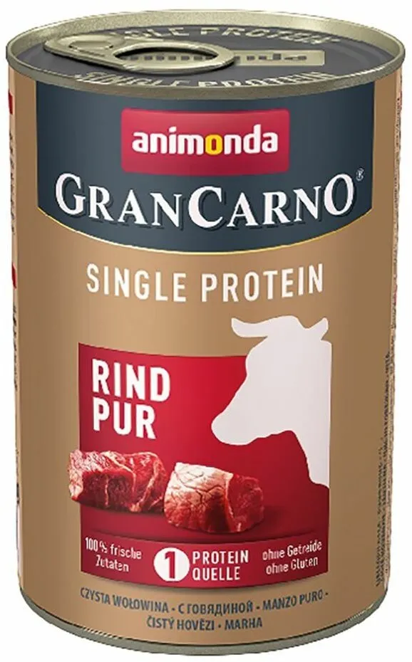 GRANCARNO Single Protein čisté , konzerva pro psy