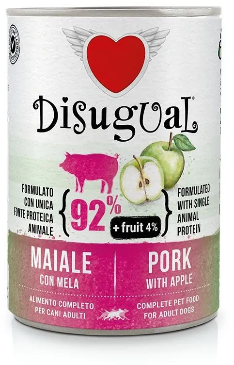 Disugual Fruit Dog Single Protein Vepřové s jablkem konzerva