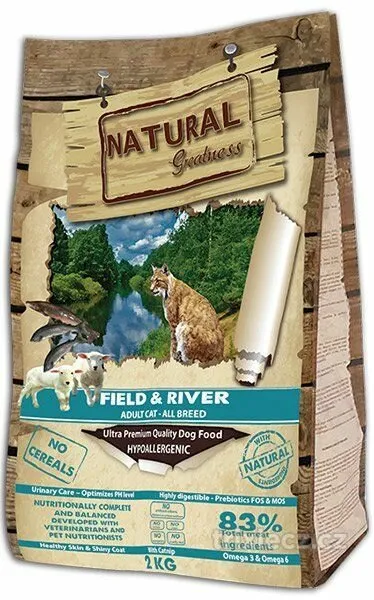 Natural Greatness Field,River Cat Recipe /losos,jehně