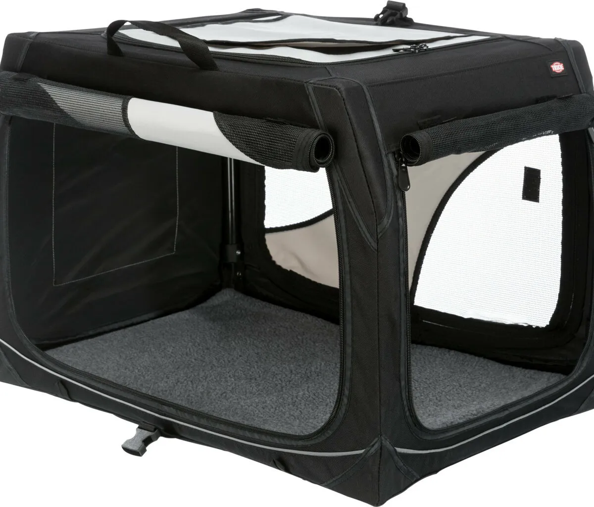 Transportní nylonový box Vario černo-šedý