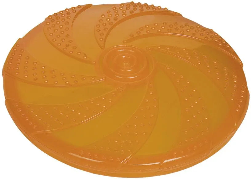 Nobby gumová hračka pro psa frisbee oranžové